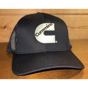 Cummins Trucker Hat Black Baseball Cap, Snapback Unisex New With Tags Moto Logo